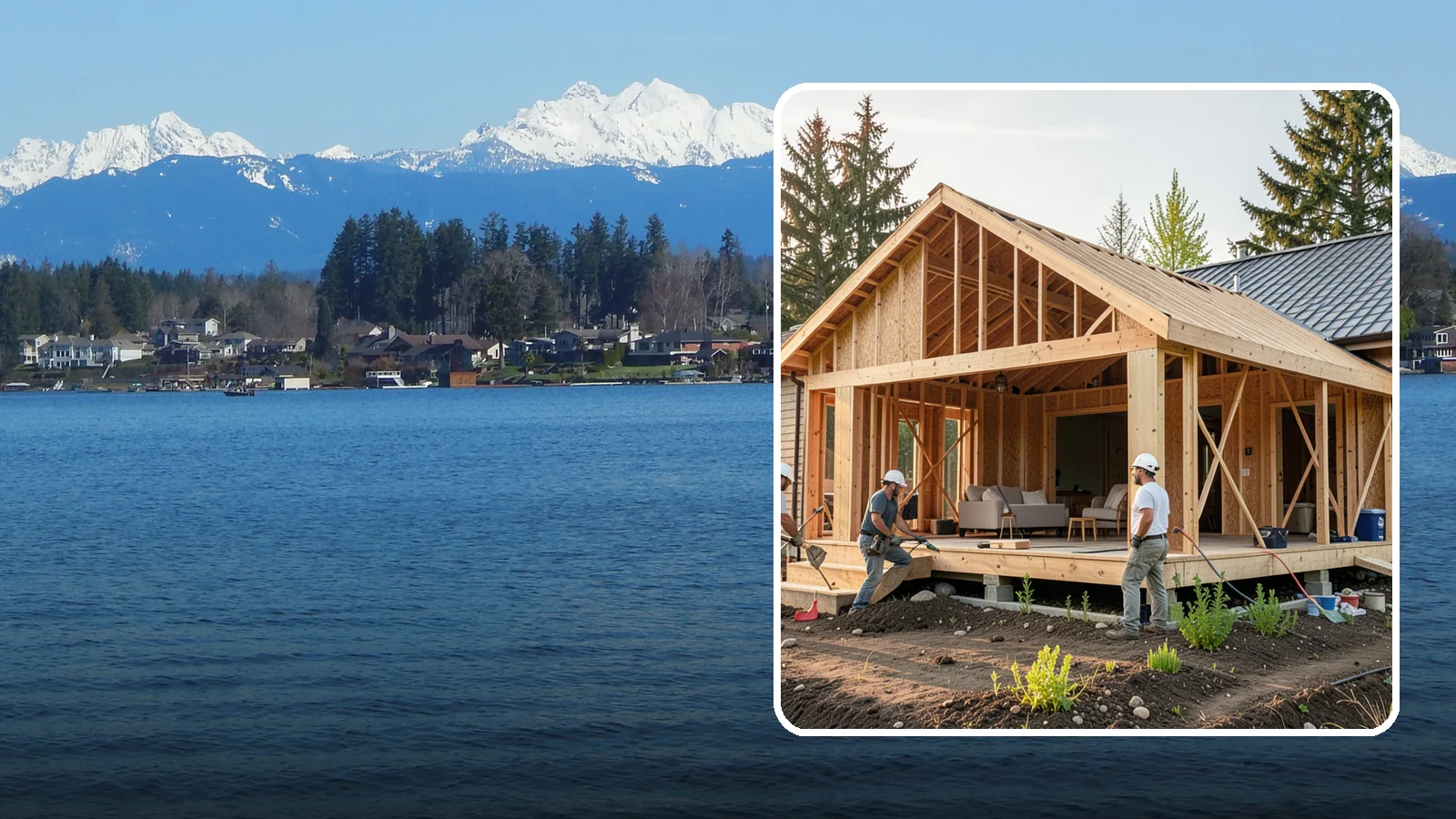 Home Addition in Lake Stevens, Snohomish County, WA - A home addition expands your existing house with permanent, fully framed living space built to Western Washington code.