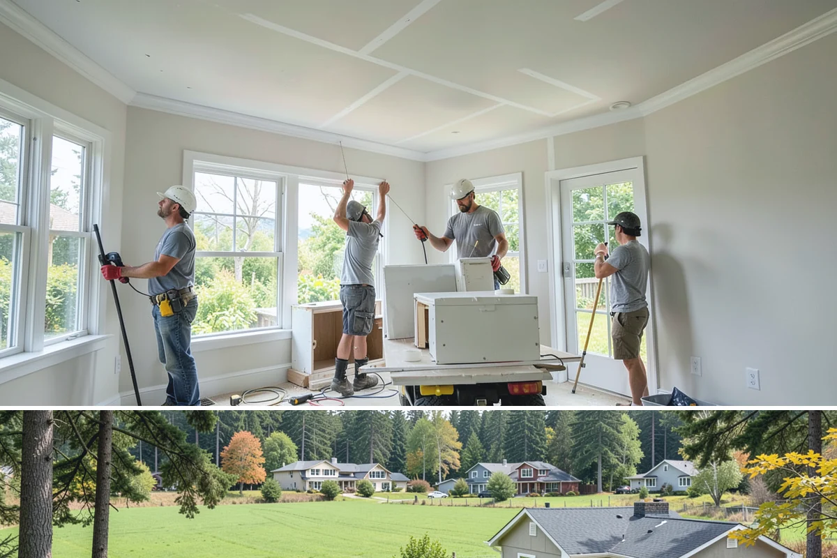 Home Addition in Lyman, Skagit County, WA - We schedule foundation and framing for drier late-spring through early-fall windows, then move indoors for finishes through the...