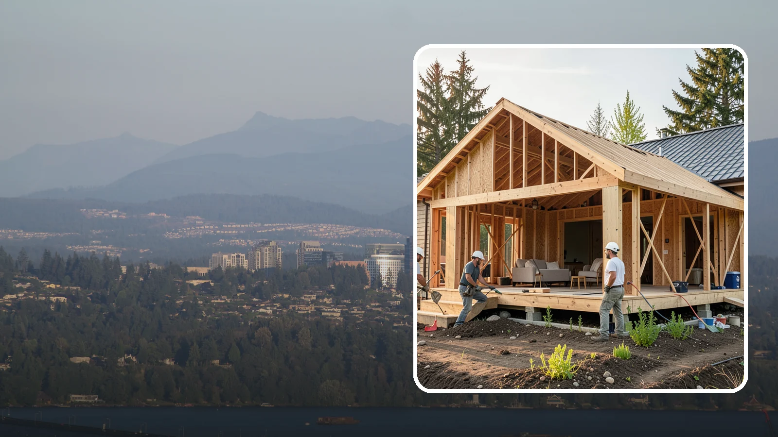 Home Addition in Medina, King County, WA - A home addition expands your existing house with permanent, fully framed living space built to Western Washington code.