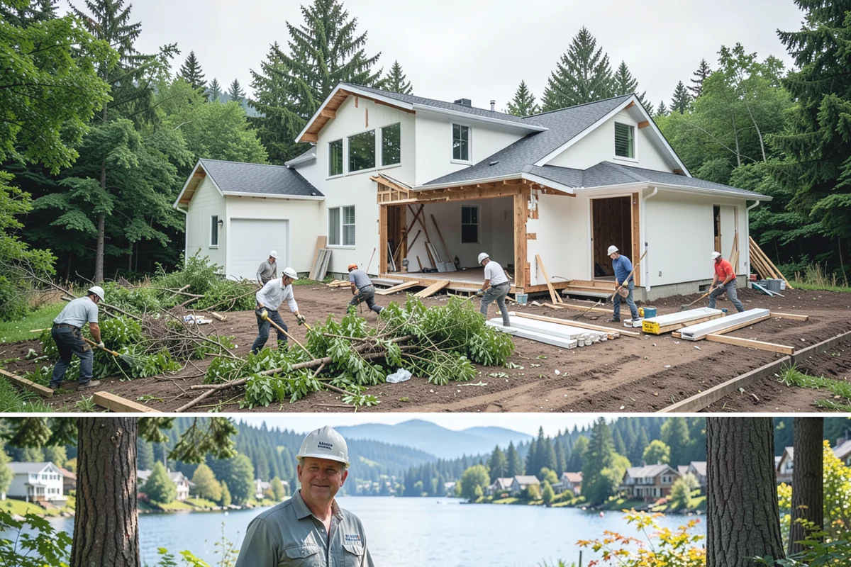 Home Addition in Milton, King County, WA - We schedule foundation and framing for drier late-spring through early-fall windows, then move indoors for finishes through the...