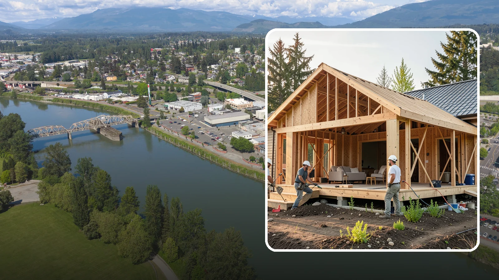 Home Addition in Mount Vernon, Skagit County, WA - A home addition expands your existing house with permanent, fully framed living space built to Western Washington code.