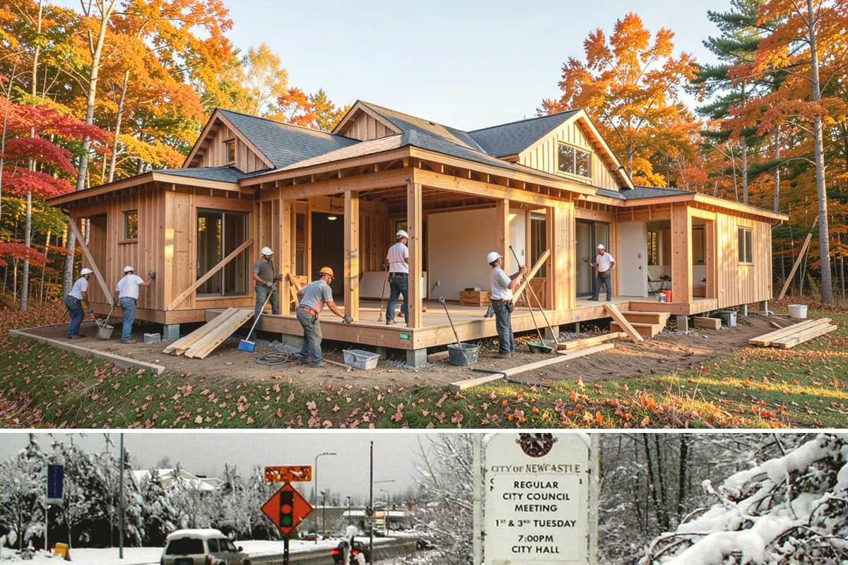 Home Addition in Newcastle, King County, WA - We schedule foundation and framing for drier late-spring through early-fall windows, then move indoors for finishes through the...