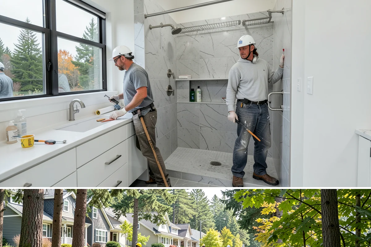 Home Addition in Normandy Park, King County, WA - We schedule foundation and framing for drier late-spring through early-fall windows, then move indoors for finishes through the...