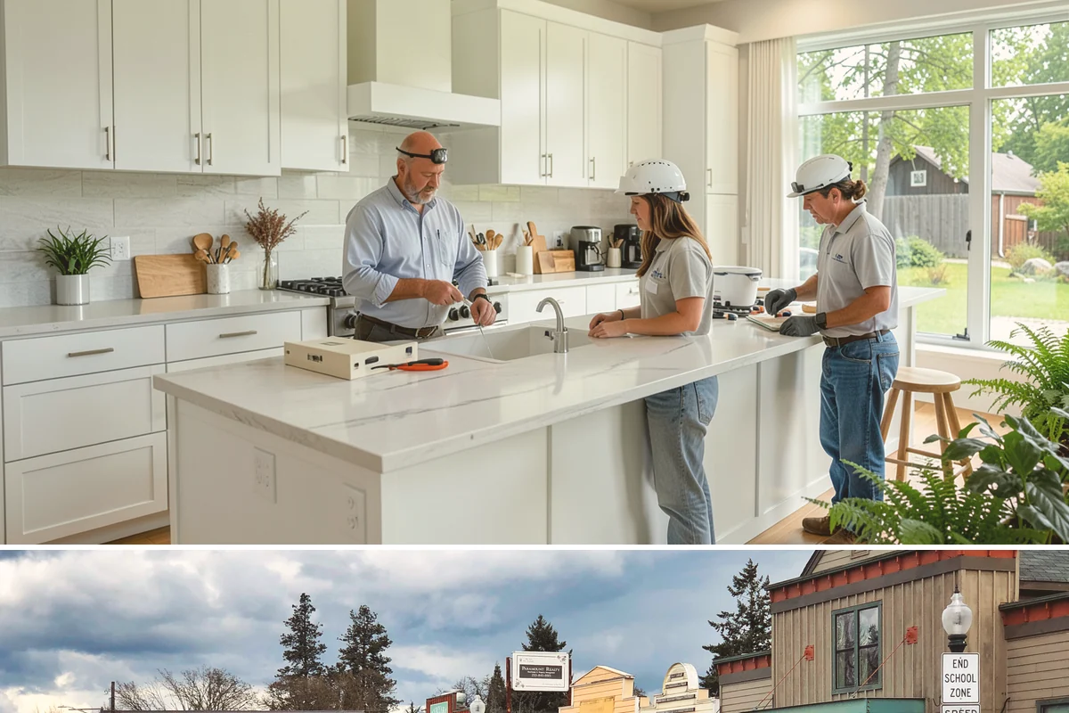 Home Addition in Roy, Pierce County, WA - We schedule foundation and framing for drier late-spring through early-fall windows, then move indoors for finishes through the...