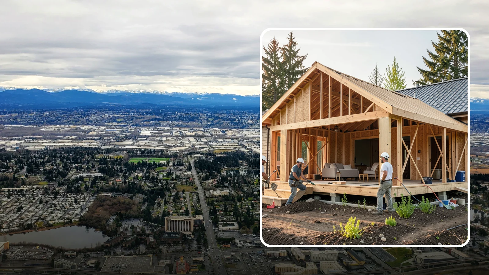 Home Addition in SeaTac, King County, WA - A home addition expands your existing house with permanent, fully framed living space built to Western Washington code.