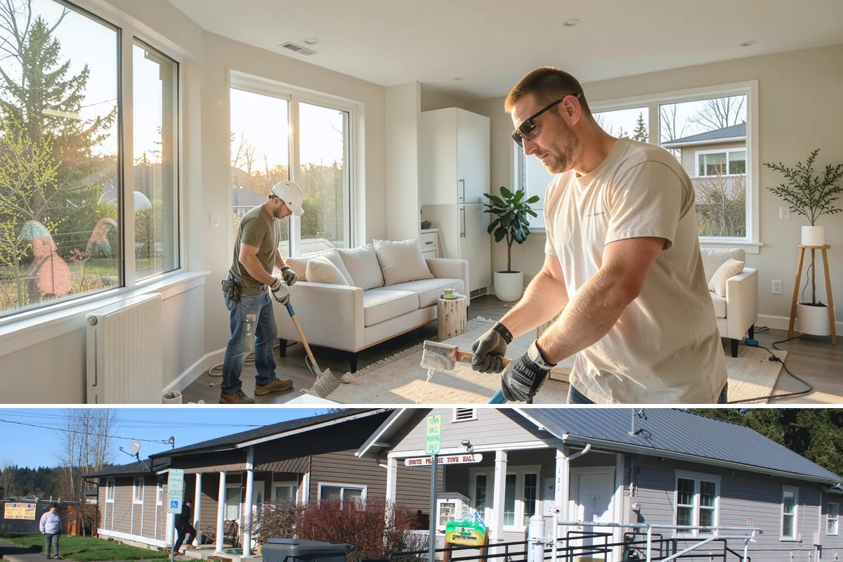 Home Addition in South Prairie, Pierce County, WA - We schedule foundation and framing for drier late-spring through early-fall windows, then move indoors for finishes through the...