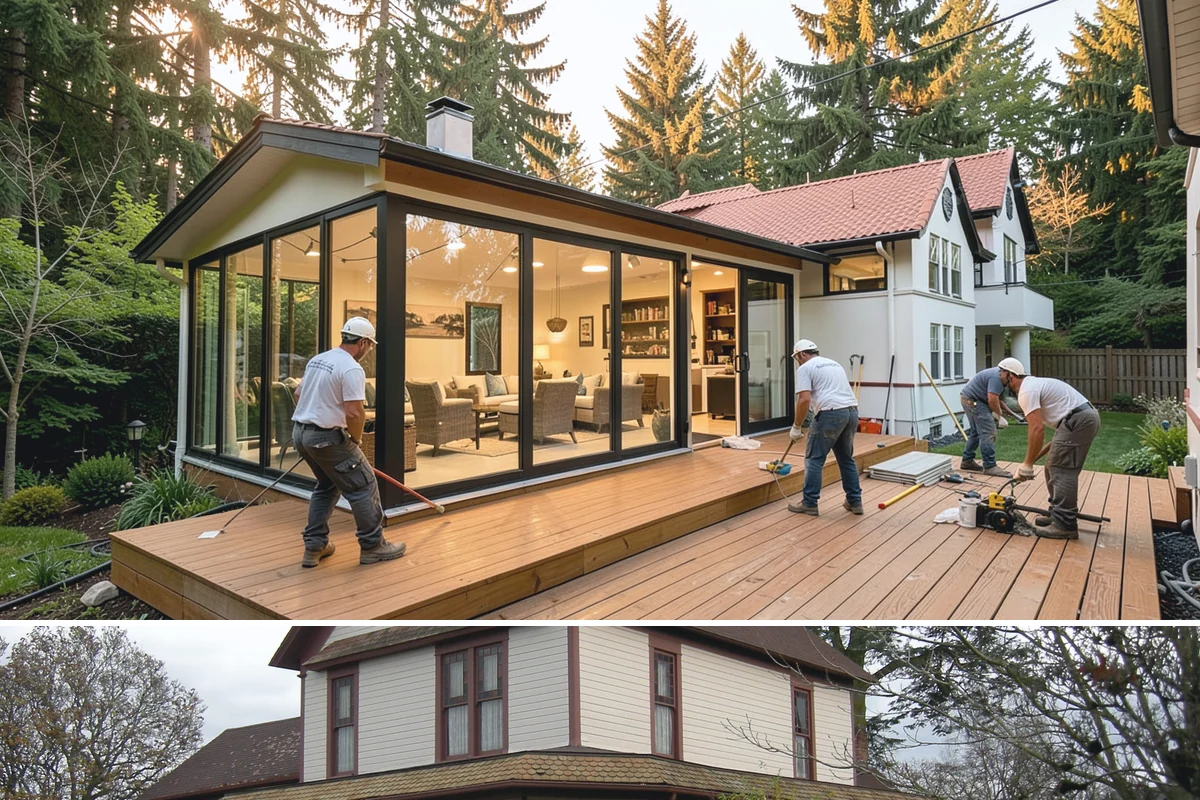 Home Addition in Sumner, Pierce County, WA - We schedule foundation and framing for drier late-spring through early-fall windows, then move indoors for finishes through the...