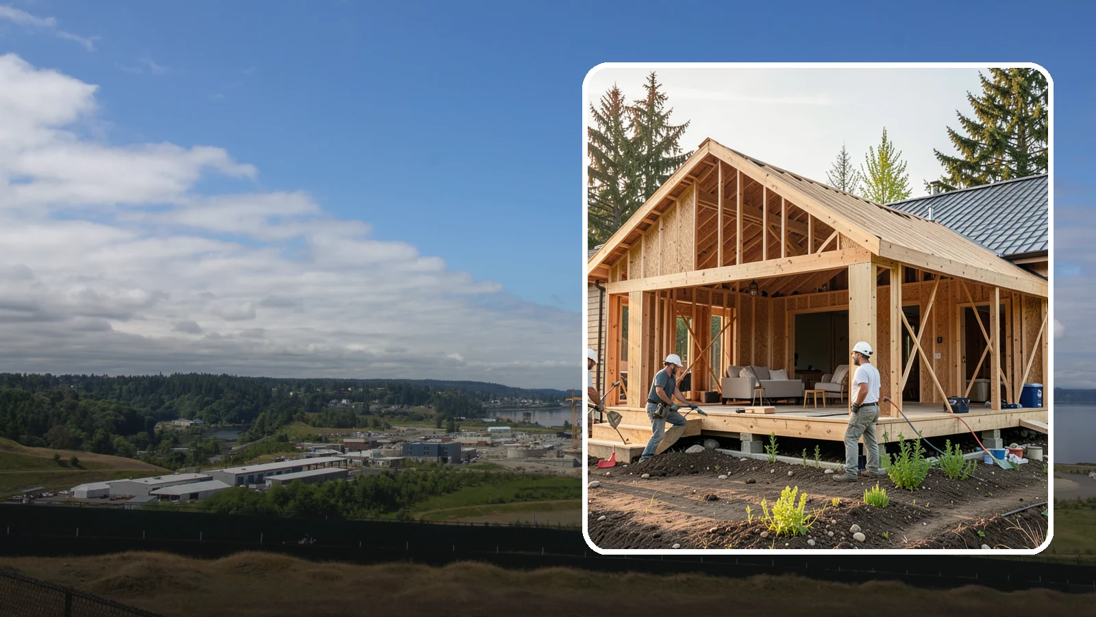 Home Addition in University Place, Pierce County, WA - A home addition expands your existing house with permanent, fully framed living space built to Western Washington code.
