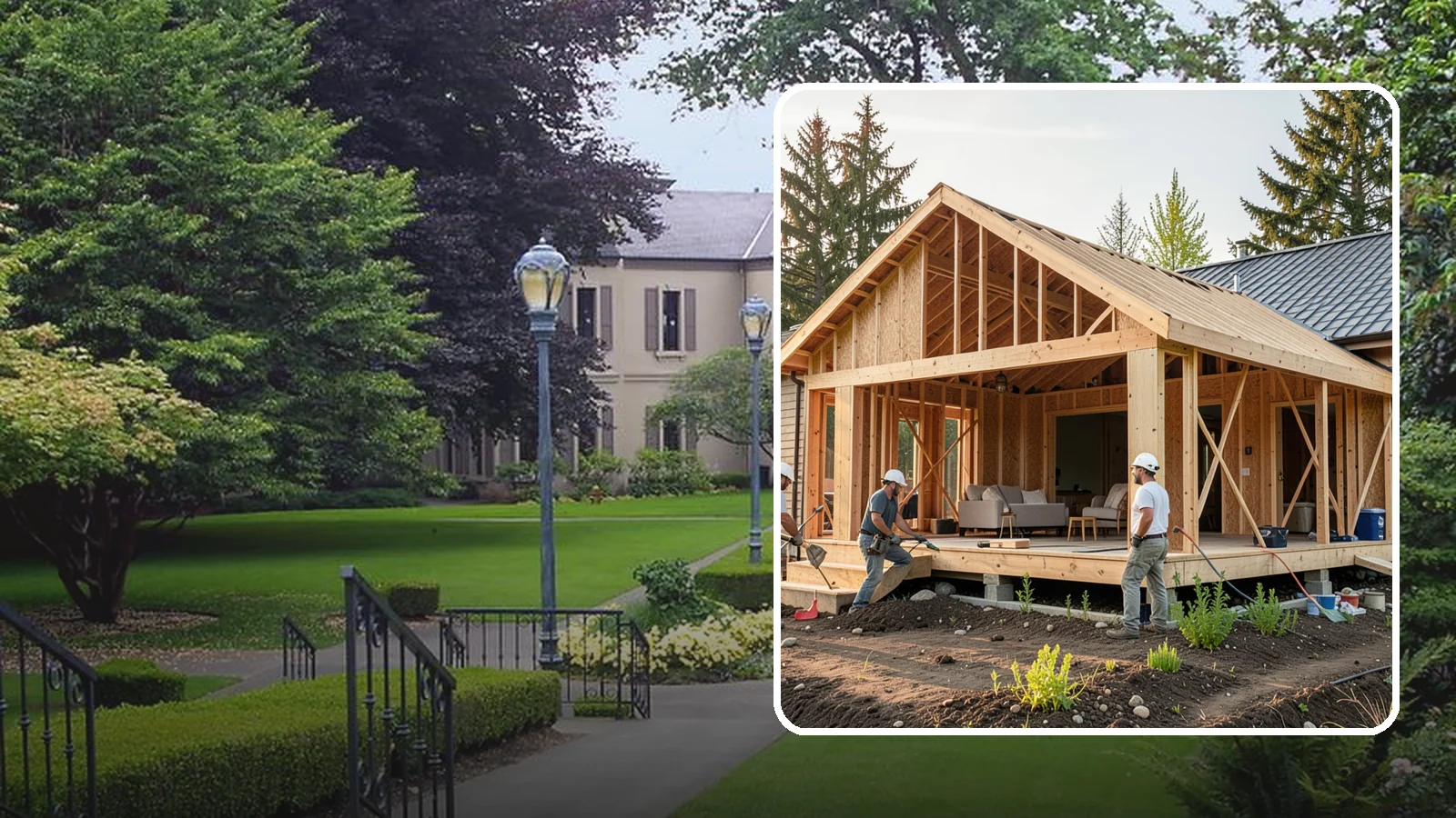 Home Addition in Woodinville, King County, WA - A home addition expands your existing house with permanent, fully framed living space built to Western Washington code.