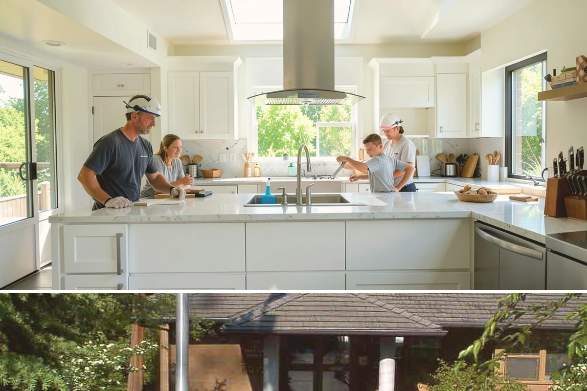 Home Addition in Yarrow Point, King County, WA - We schedule foundation and framing for drier late-spring through early-fall windows, then move indoors for finishes through the...