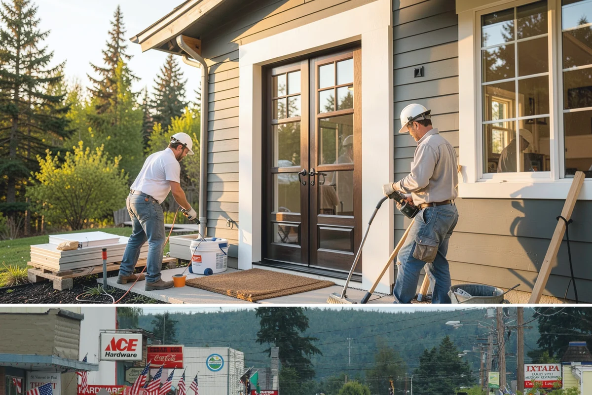 Home Bar Construction in Carnation, King County, WA - Home bar builds run year-round and make a rewarding project before the holiday entertaining season.