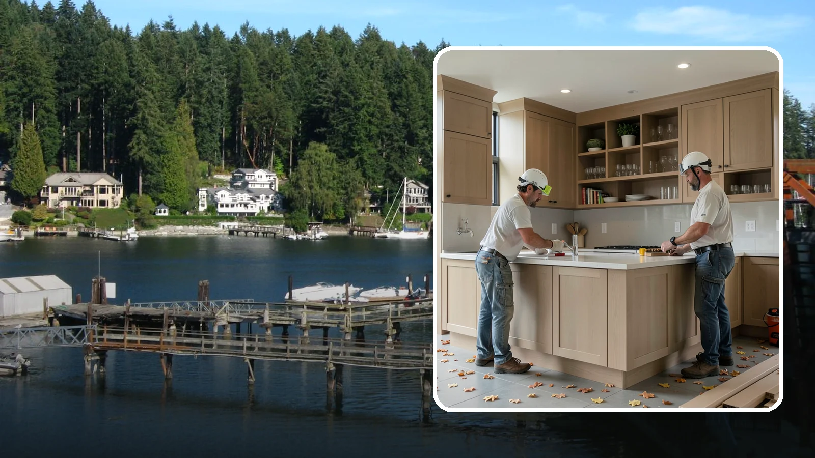 Home Bar Construction in Gig Harbor, Pierce County, WA - We build home bars with the cabinetry, plumbing, and finishes to entertain in style.