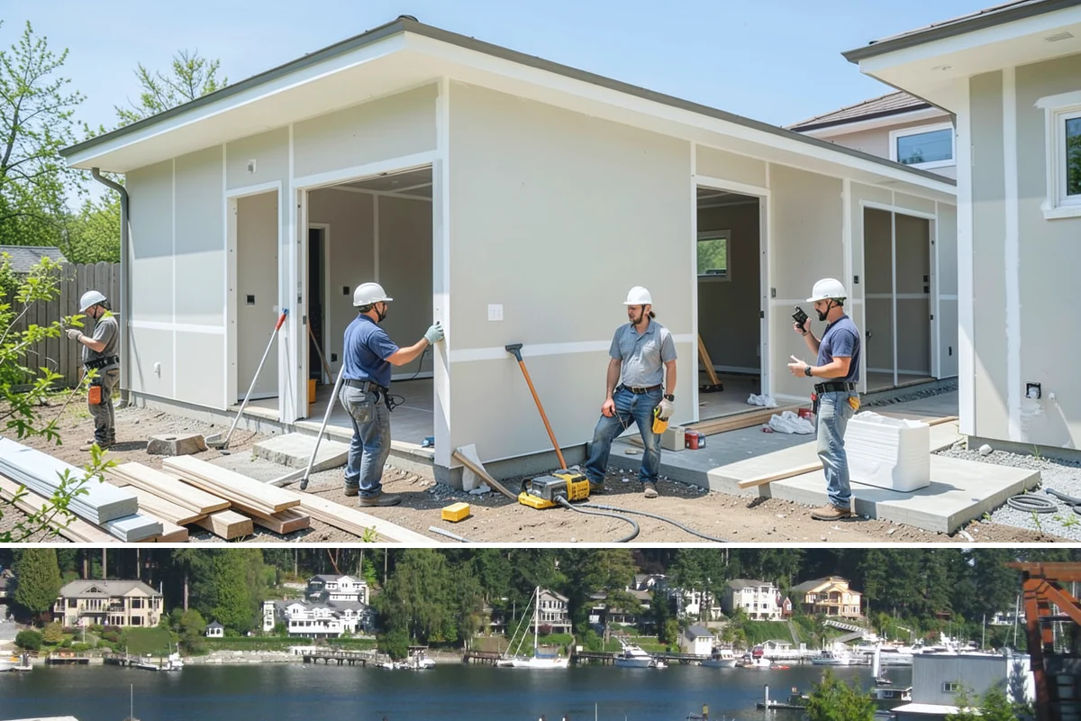 Home Bar Construction in Gig Harbor, Pierce County, WA - Home bar builds run year-round and make a rewarding project before the holiday entertaining season.