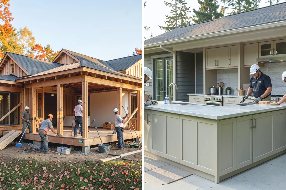 Home Bar Construction in Granite Falls, Snohomish County, WA - We plan the bar layout, plumbing, and appliances