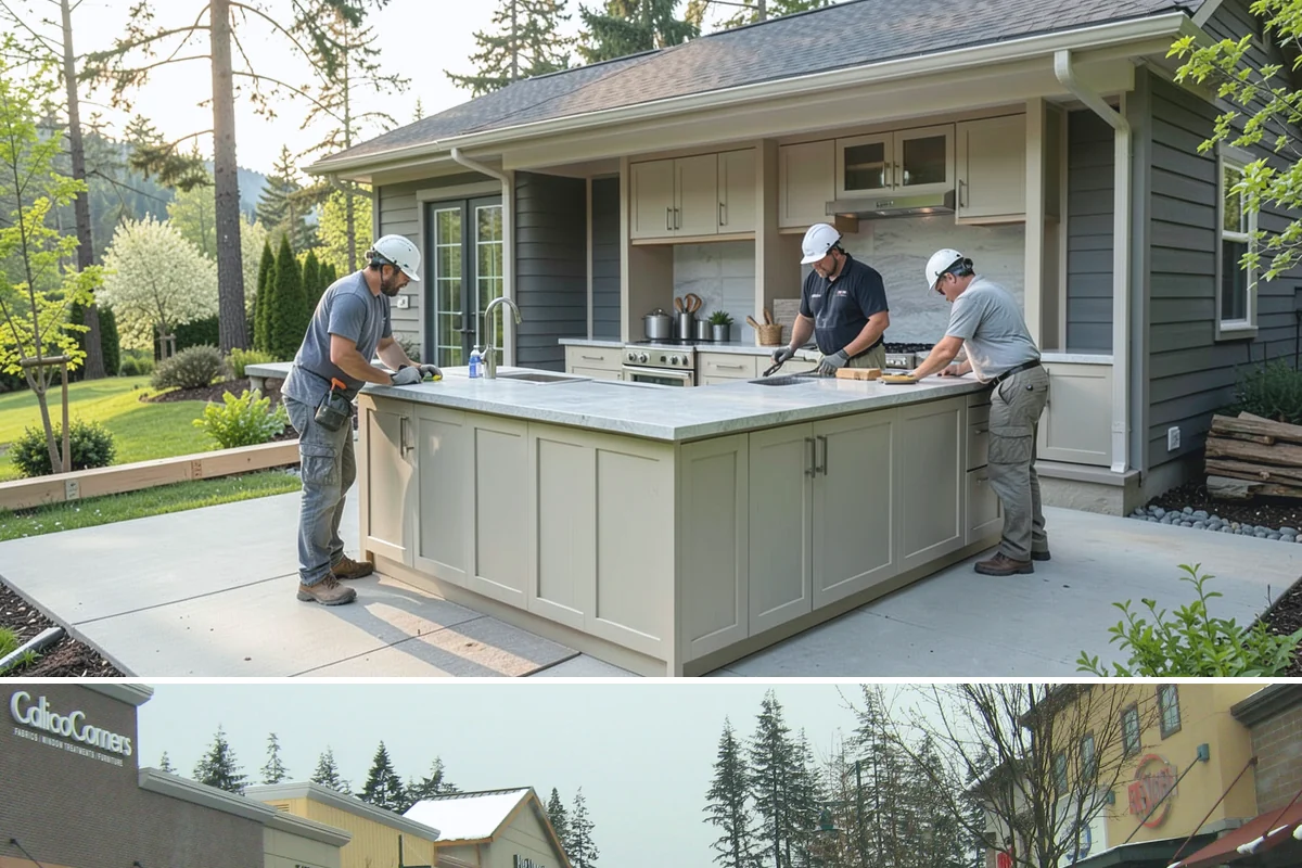 Home Bar Construction in Mill Creek, Snohomish County, WA - Home bar builds run year-round and make a rewarding project before the holiday entertaining season.