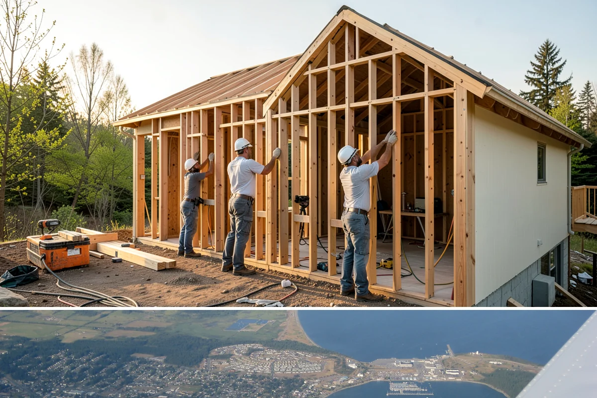 Home Bar Construction in Oak Harbor, Island County, WA - Home bar builds run year-round and make a rewarding project before the holiday entertaining season.