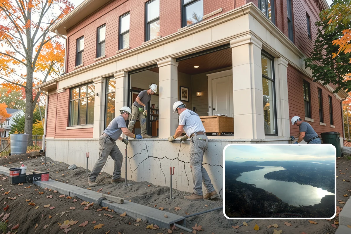 Home Bar Construction in Sammamish, King County, WA - Custom cabinetry and glass storage for hosting