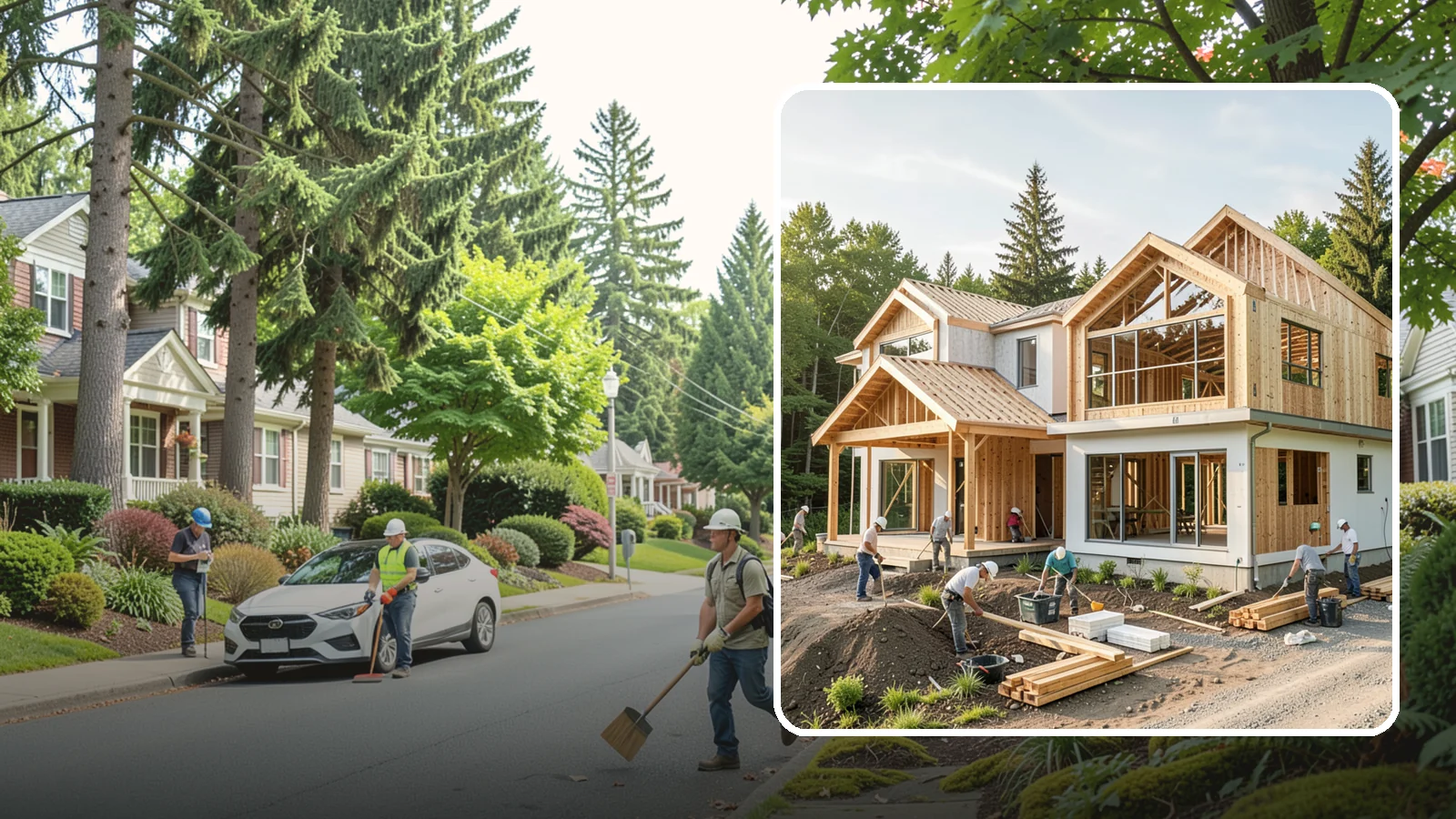 Home Building in Beaux Arts Village, King County, WA - Full-service new home construction from raw lot to finished, move-in-ready residence.