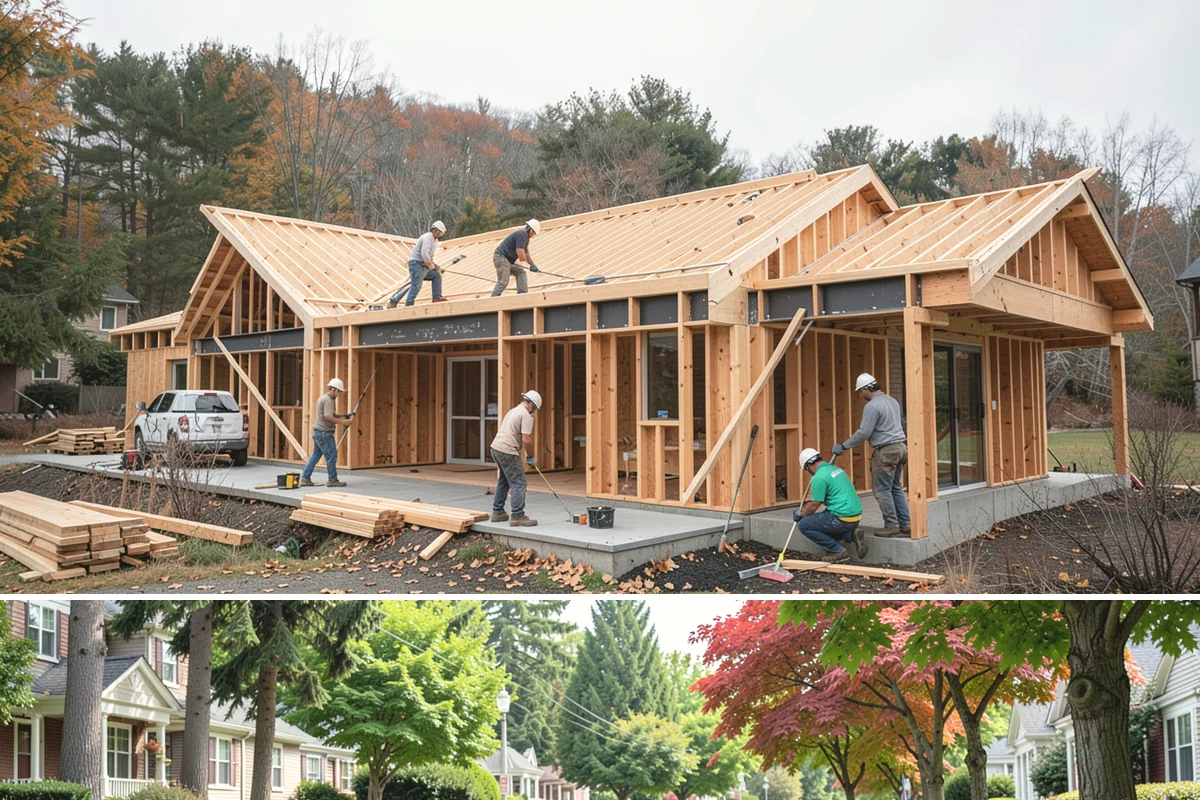 Home Building in Beaux Arts Village, King County, WA - We start builds throughout the year but sequence the foundation for dry ground whenever the calendar allows.
