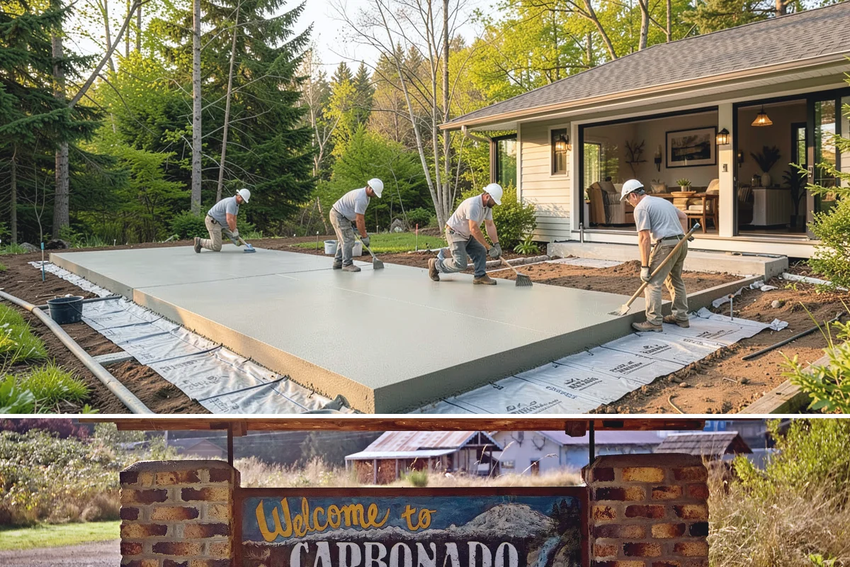 Home Building in Carbonado, Pierce County, WA - We start builds throughout the year but sequence the foundation for dry ground whenever the calendar allows.