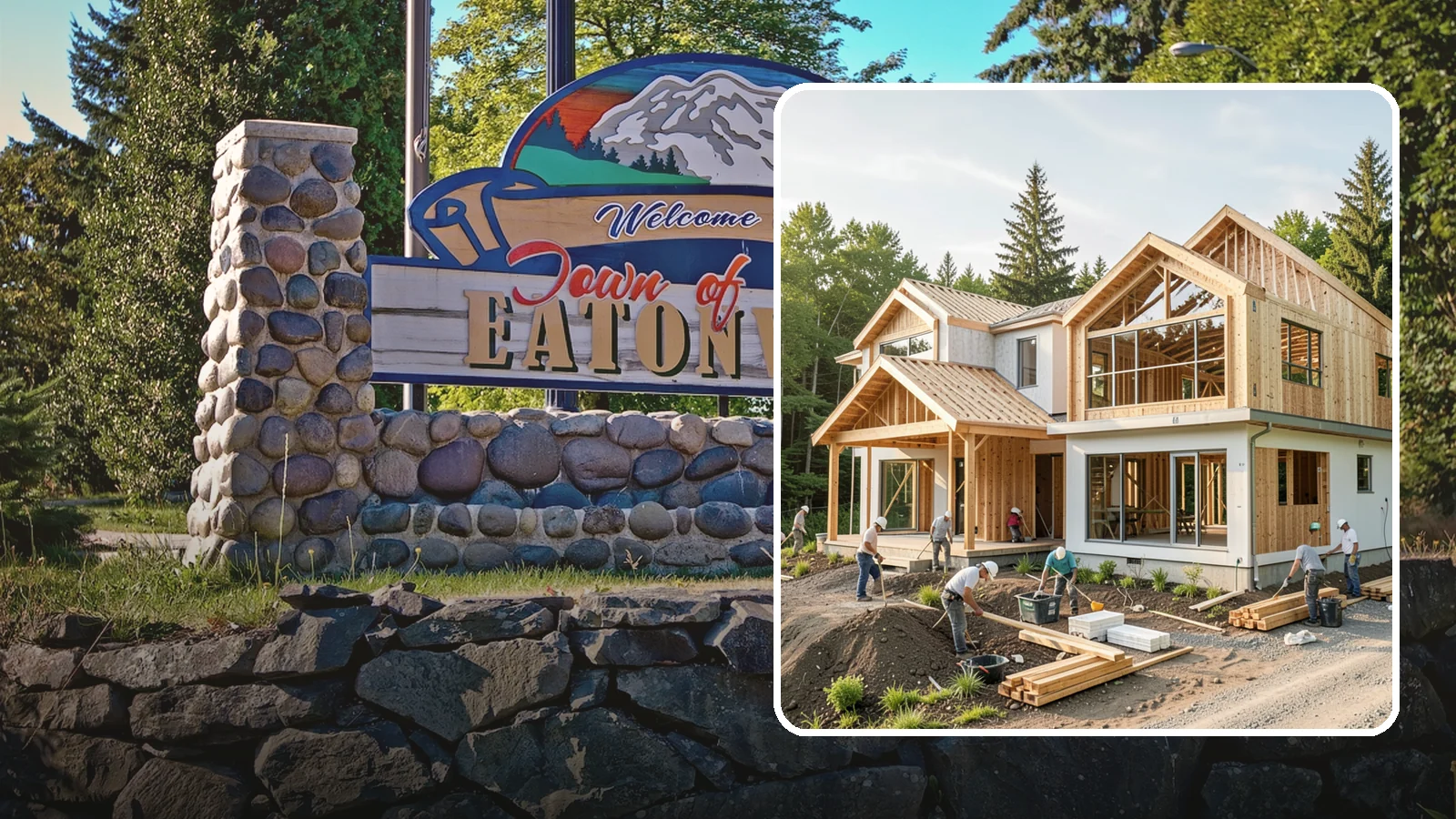 Home Building in Eatonville, Pierce County, WA - Full-service new home construction from raw lot to finished, move-in-ready residence.