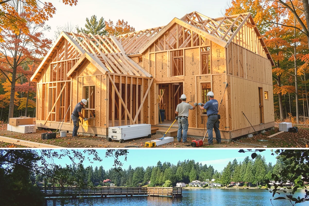 Home Building in Federal Way, King County, WA - We start builds throughout the year but sequence the foundation for dry ground whenever the calendar allows.