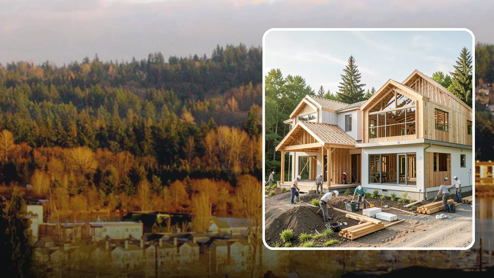 Home Building in Kenmore, King County, WA - Full-service new home construction from raw lot to finished, move-in-ready residence.