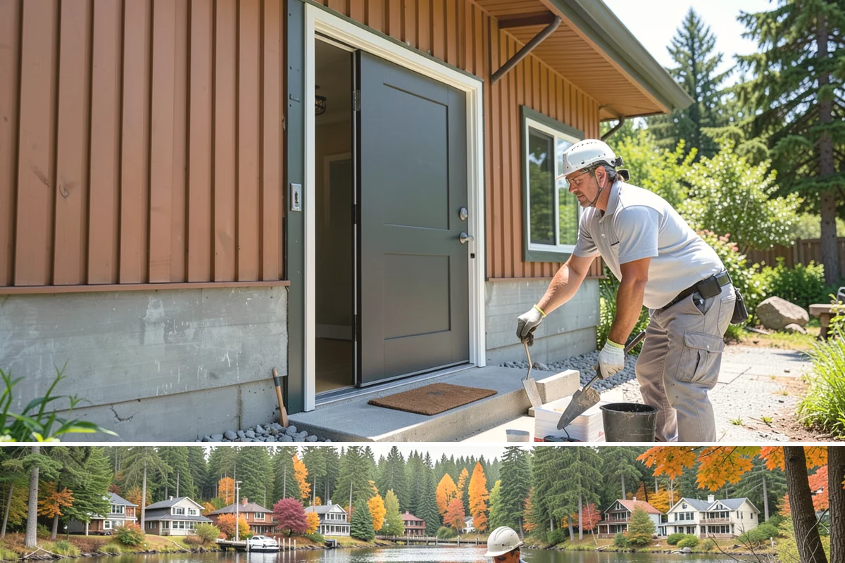 Home Building in La Conner, Skagit County, WA - We start builds throughout the year but sequence the foundation for dry ground whenever the calendar allows.