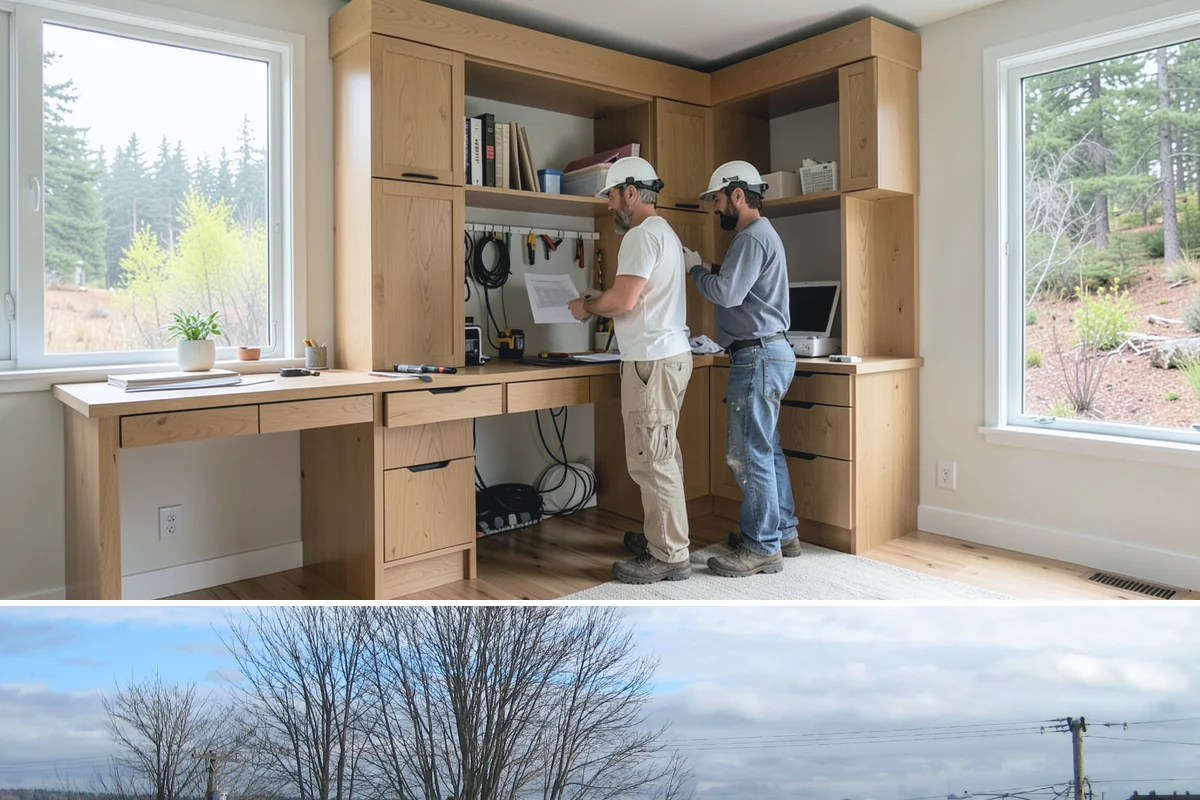 Home Building in Langley, Island County, WA - We start builds throughout the year but sequence the foundation for dry ground whenever the calendar allows.