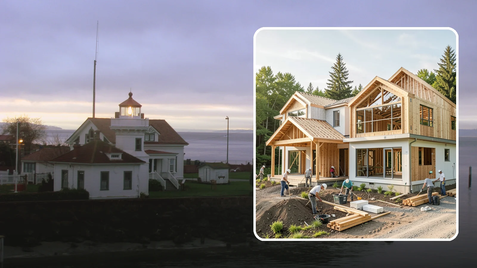 Home Building in Mukilteo, Snohomish County, WA - Full-service new home construction from raw lot to finished, move-in-ready residence.