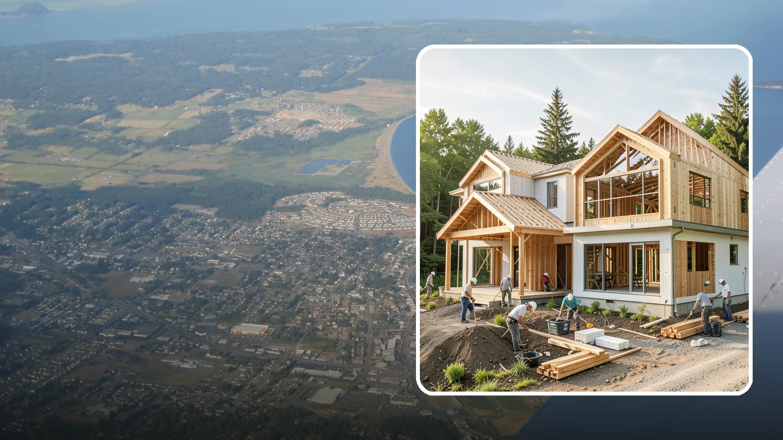 Home Building in Oak Harbor, Island County, WA - Full-service new home construction from raw lot to finished, move-in-ready residence.