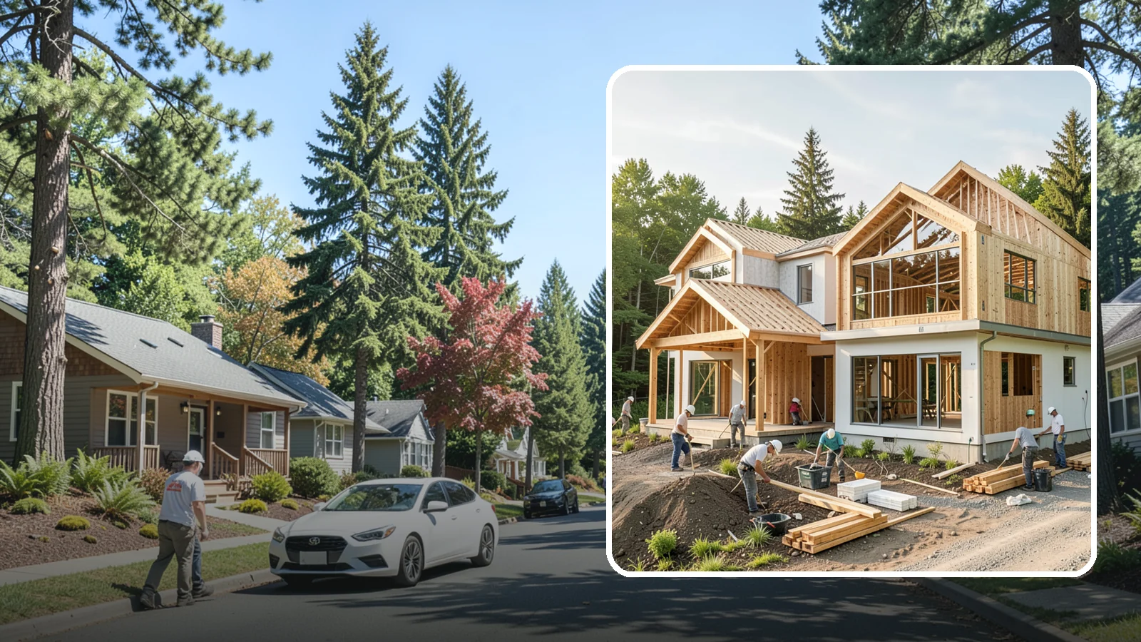 Home Building in Orting, Pierce County, WA - Full-service new home construction from raw lot to finished, move-in-ready residence.