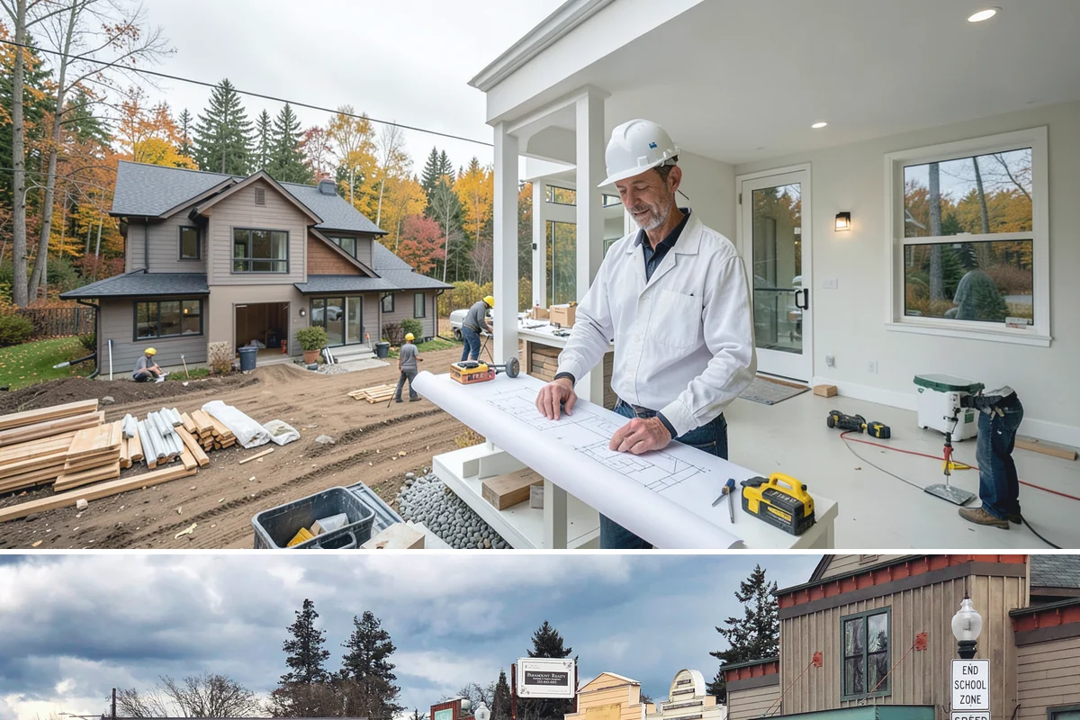 Home Building in Roy, Pierce County, WA - We start builds throughout the year but sequence the foundation for dry ground whenever the calendar allows.