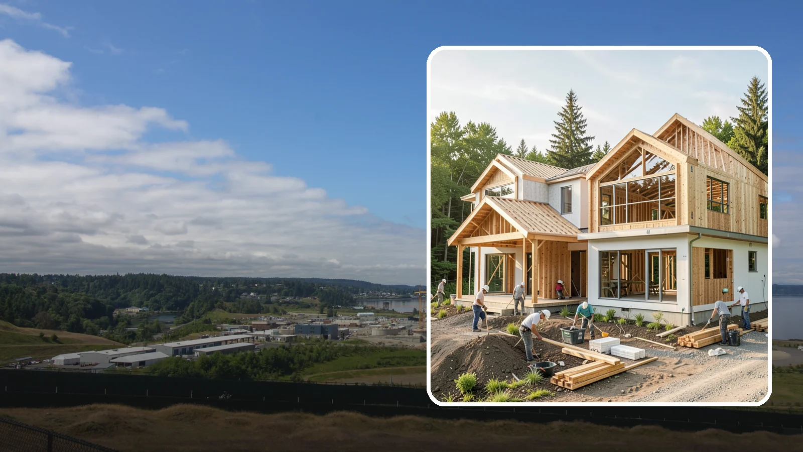 Home Building in University Place, Pierce County, WA - Full-service new home construction from raw lot to finished, move-in-ready residence.