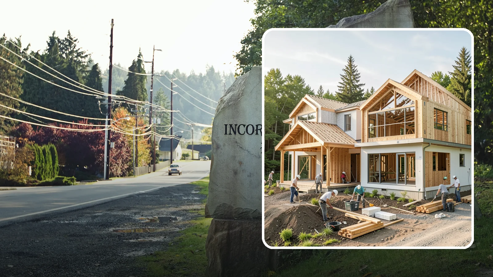 Home Building in Wilkeson, Pierce County, WA - Full-service new home construction from raw lot to finished, move-in-ready residence.