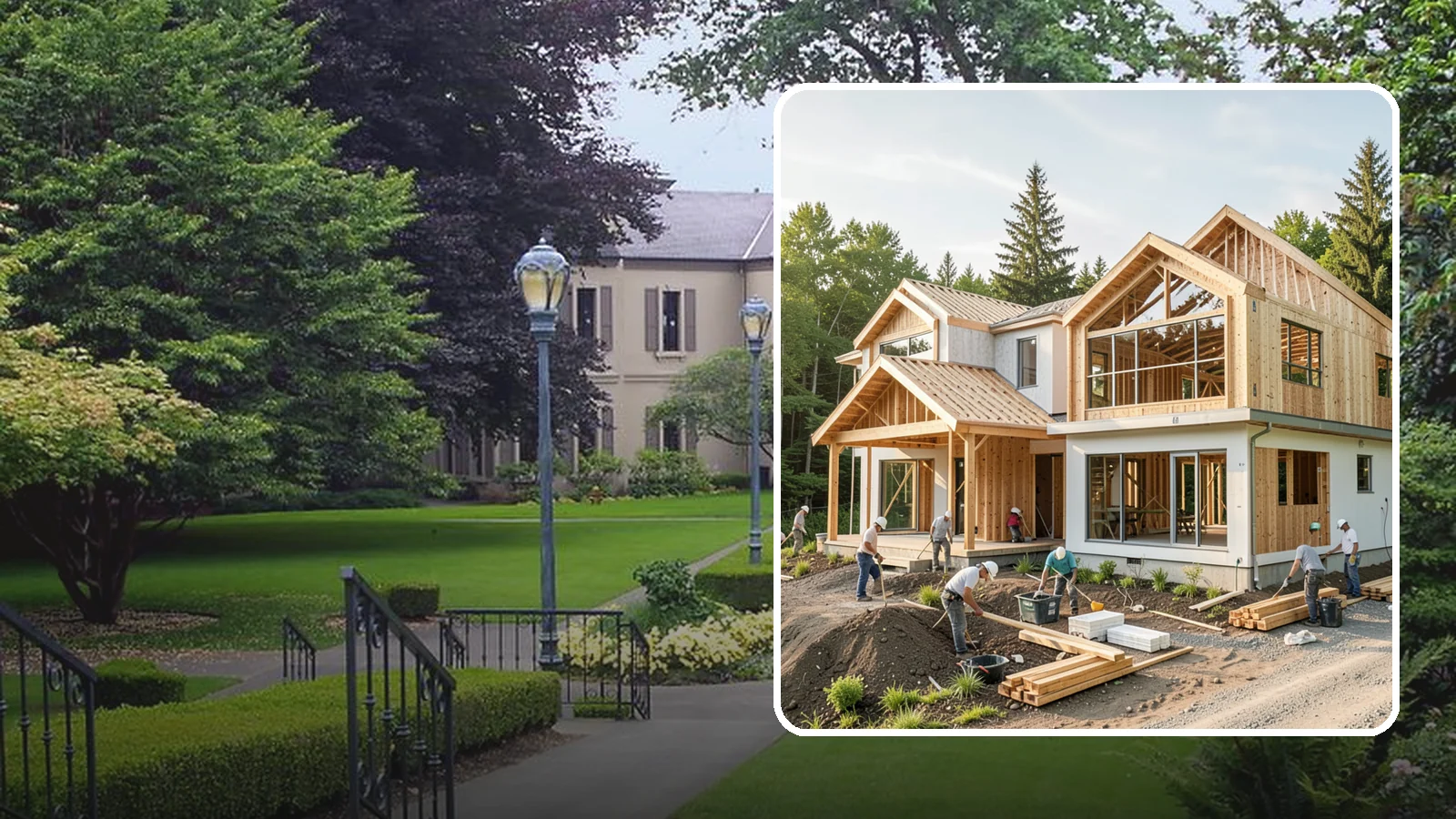 Home Building in Woodinville, King County, WA - Full-service new home construction from raw lot to finished, move-in-ready residence.