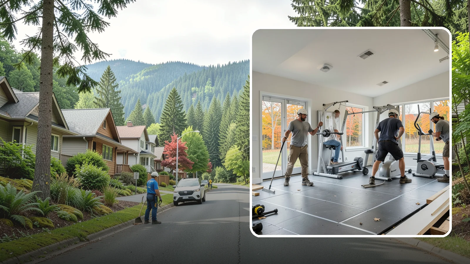 Home Gym Construction in Darrington, Snohomish County, WA - We build home gyms with the reinforced floors, ventilation, and space to support serious workouts.