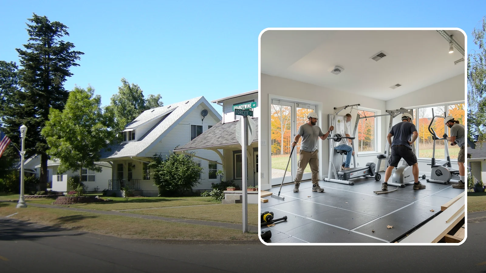 Home Gym Construction in DuPont, Pierce County, WA - We build home gyms with the reinforced floors, ventilation, and space to support serious workouts.