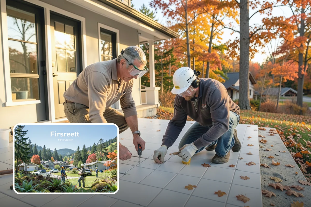 Home Gym Construction in Fircrest, Pierce County, WA - Reinforced flooring rated for heavy equipment and impact
