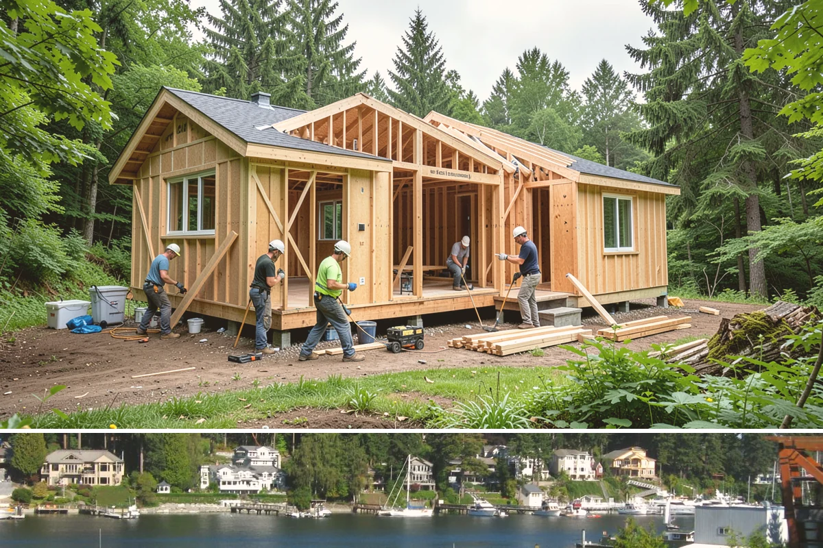 Home Gym Construction in Gig Harbor, Pierce County, WA - Home gym builds run year-round, and finishing before winter gives you an indoor workout space when trails turn wet.