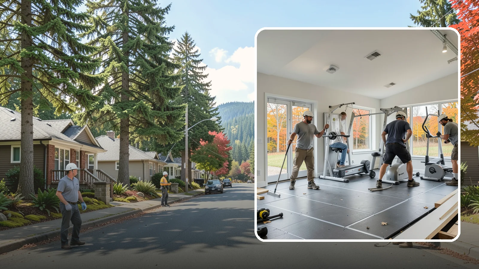 Home Gym Construction in Hunts Point, King County, WA - We build home gyms with the reinforced floors, ventilation, and space to support serious workouts.
