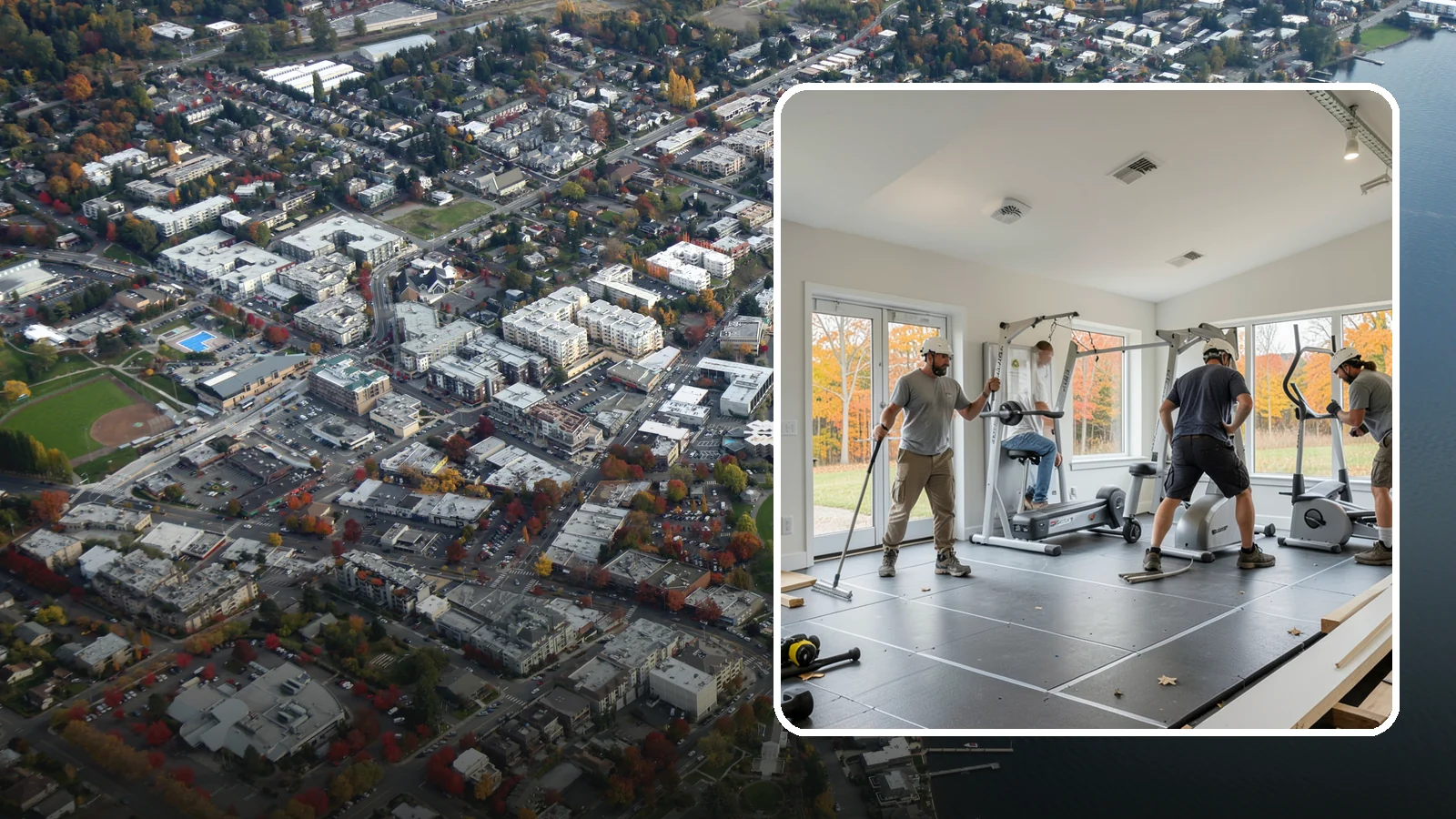 Home Gym Construction in Kirkland, King County, WA - We build home gyms with the reinforced floors, ventilation, and space to support serious workouts.