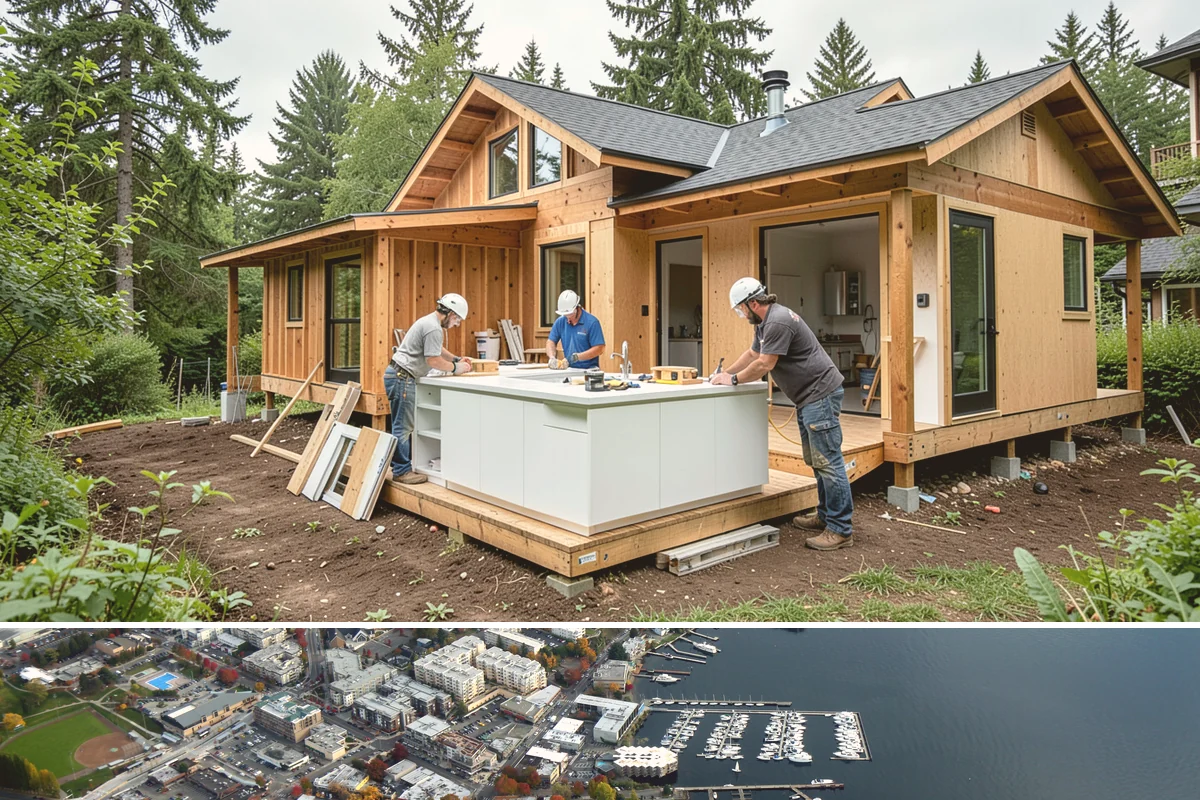 Home Gym Construction in Kirkland, King County, WA - Home gym builds run year-round, and finishing before winter gives you an indoor workout space when trails turn wet.