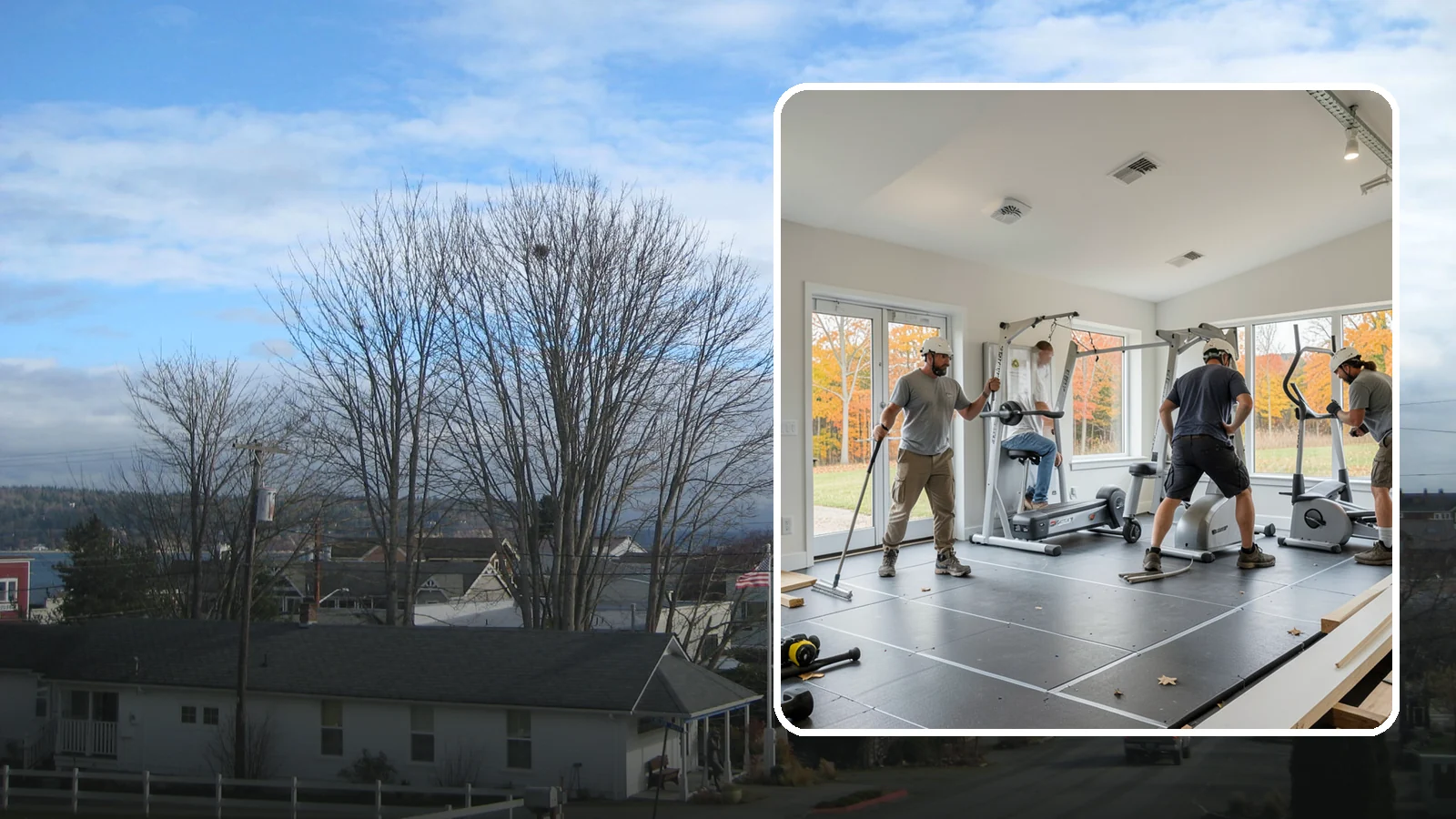 Home Gym Construction in Langley, Island County, WA - We build home gyms with the reinforced floors, ventilation, and space to support serious workouts.
