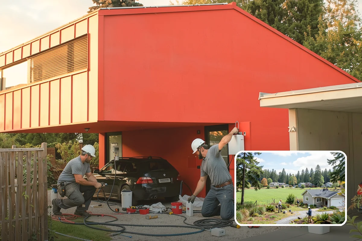 Home Gym Construction in Lyman, Skagit County, WA - Reinforced flooring rated for heavy equipment and impact