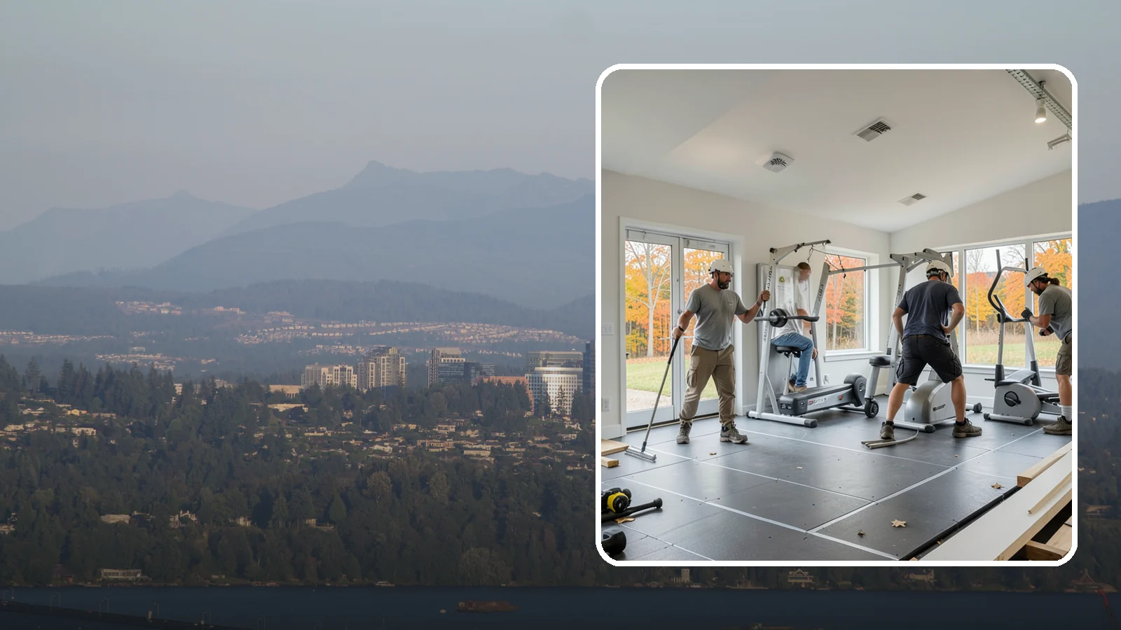 Home Gym Construction in Medina, King County, WA - We build home gyms with the reinforced floors, ventilation, and space to support serious workouts.