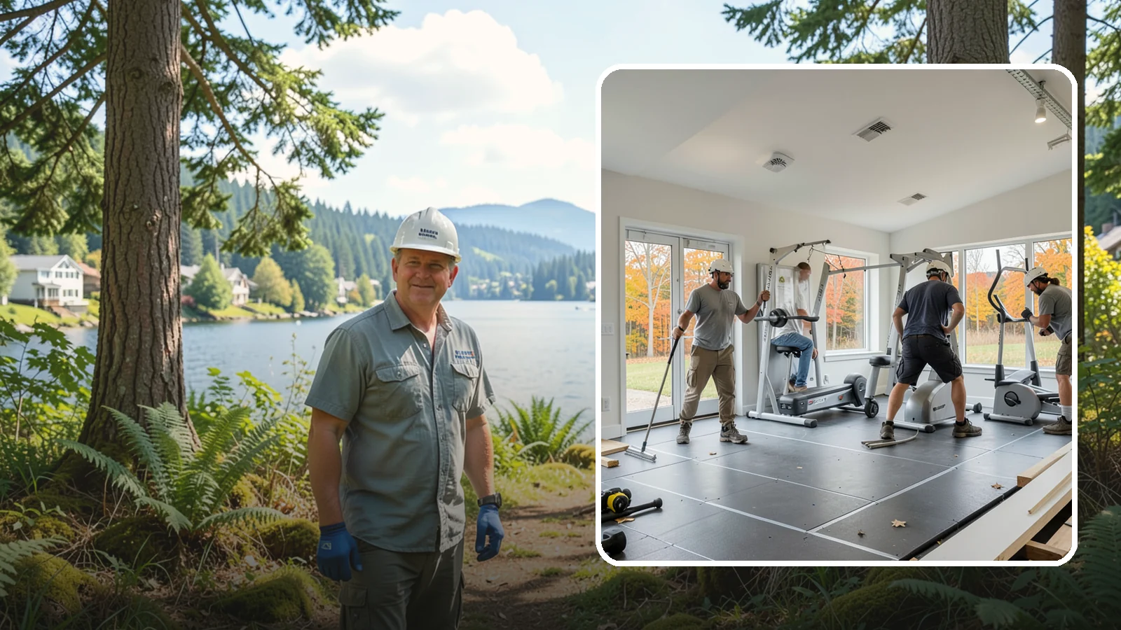 Home Gym Construction in Milton, King County, WA - We build home gyms with the reinforced floors, ventilation, and space to support serious workouts.