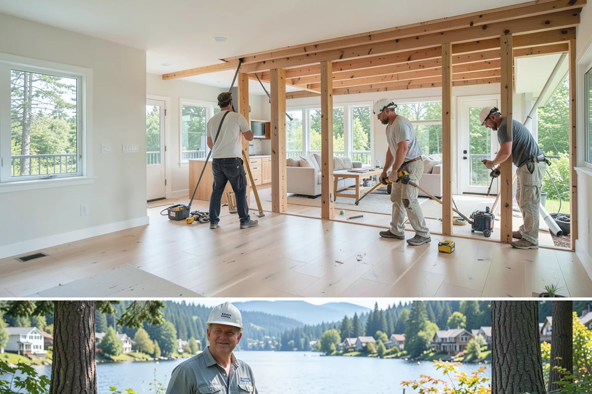Home Gym Construction in Milton, King County, WA - Home gym builds run year-round, and finishing before winter gives you an indoor workout space when trails turn wet.