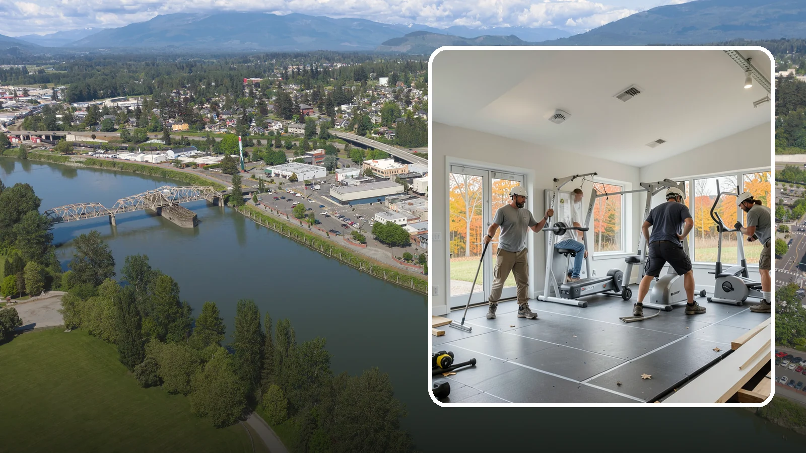 Home Gym Construction in Mount Vernon, Skagit County, WA - We build home gyms with the reinforced floors, ventilation, and space to support serious workouts.