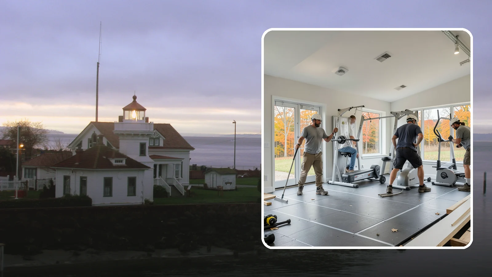 Home Gym Construction in Mukilteo, Snohomish County, WA - We build home gyms with the reinforced floors, ventilation, and space to support serious workouts.